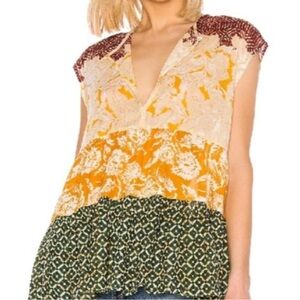 Free People Gotta Have You Tunic Tiered Boho Top , Size S, EUC